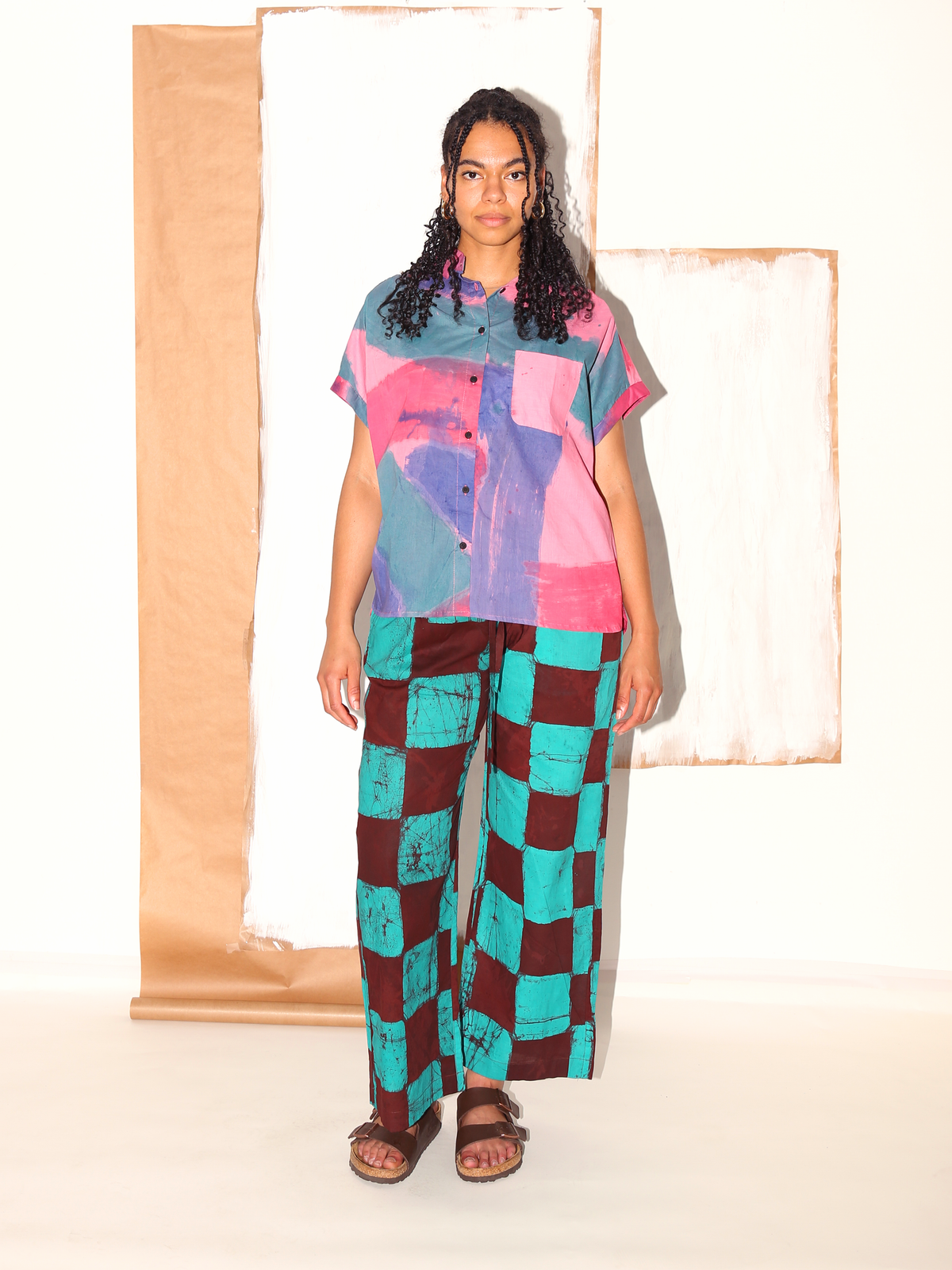 FRANCES Pants/ Villa Checker