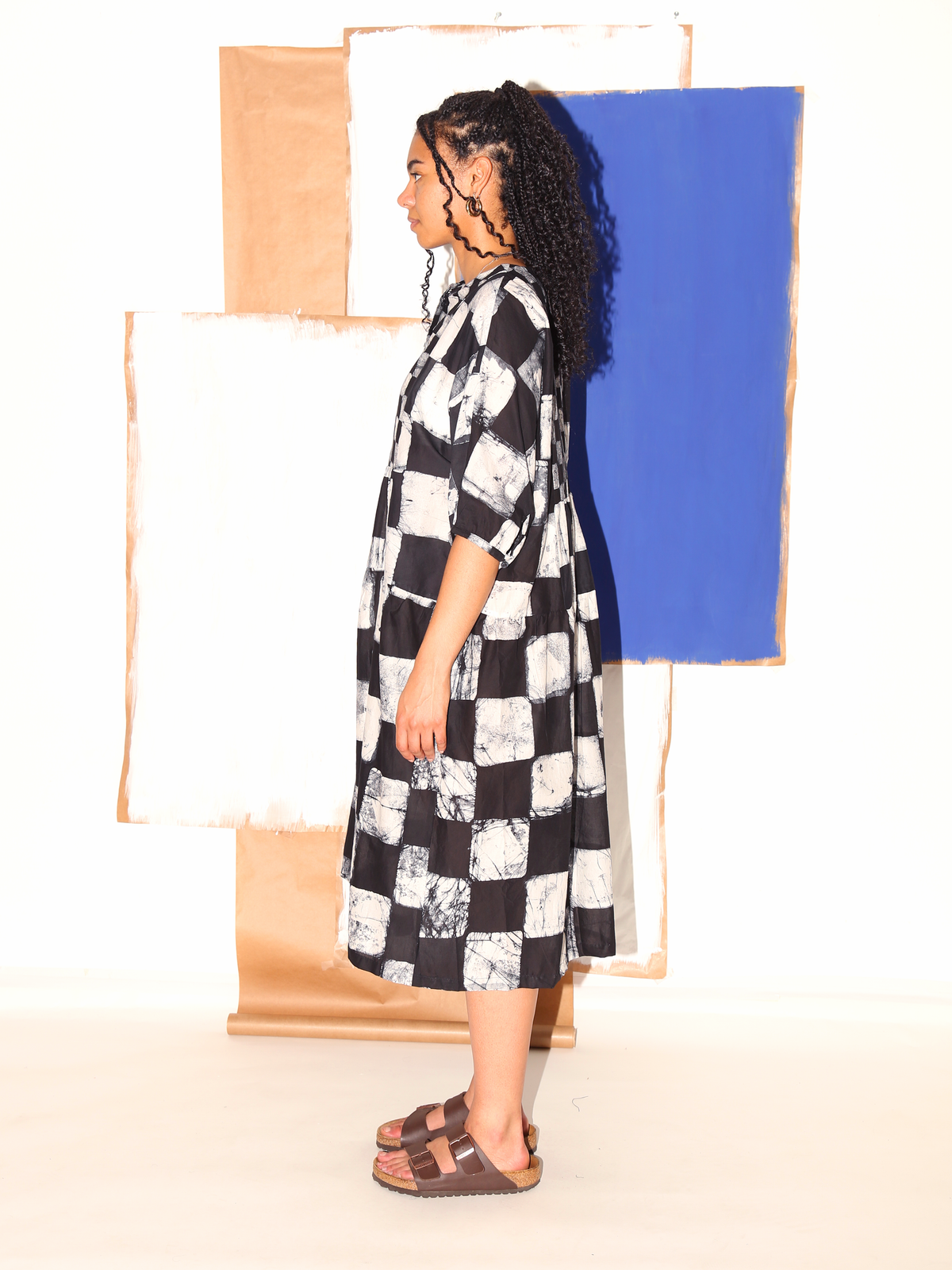 CHIMA Dress / Black Checker