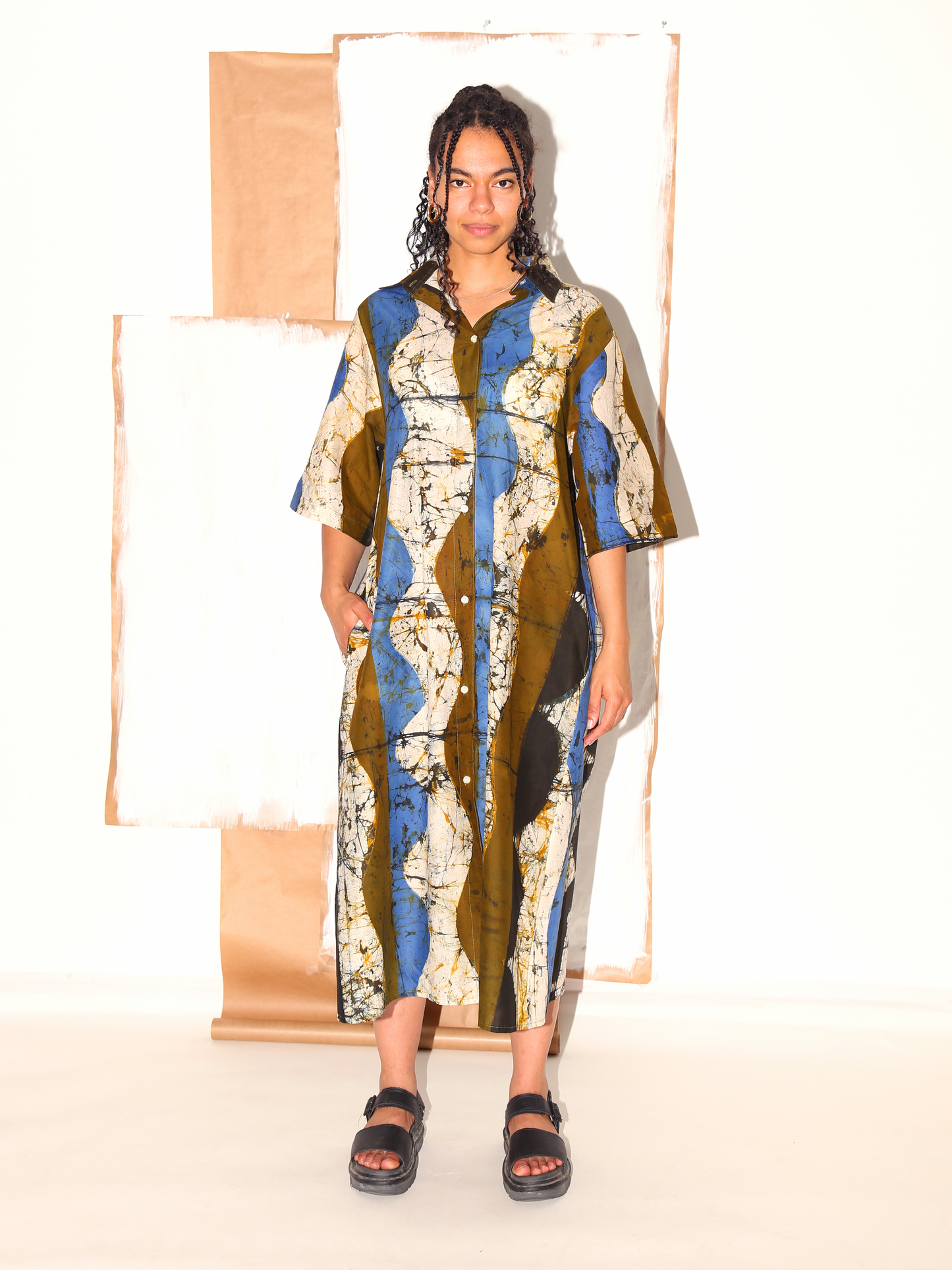 FAY Dress / Boarders Cold