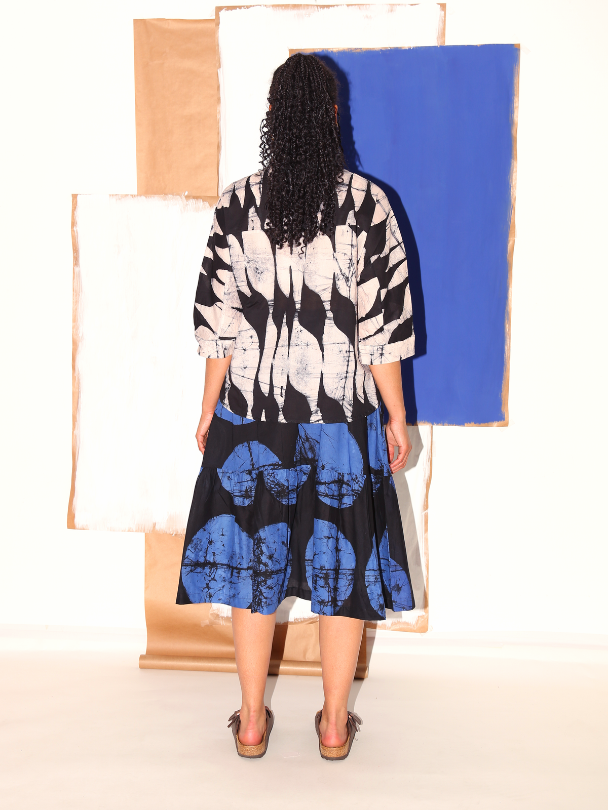 MAKEBA Shirt / Black Flags