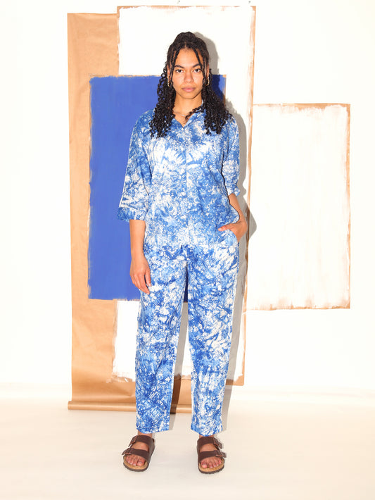 SORO Pants / Blue Salad