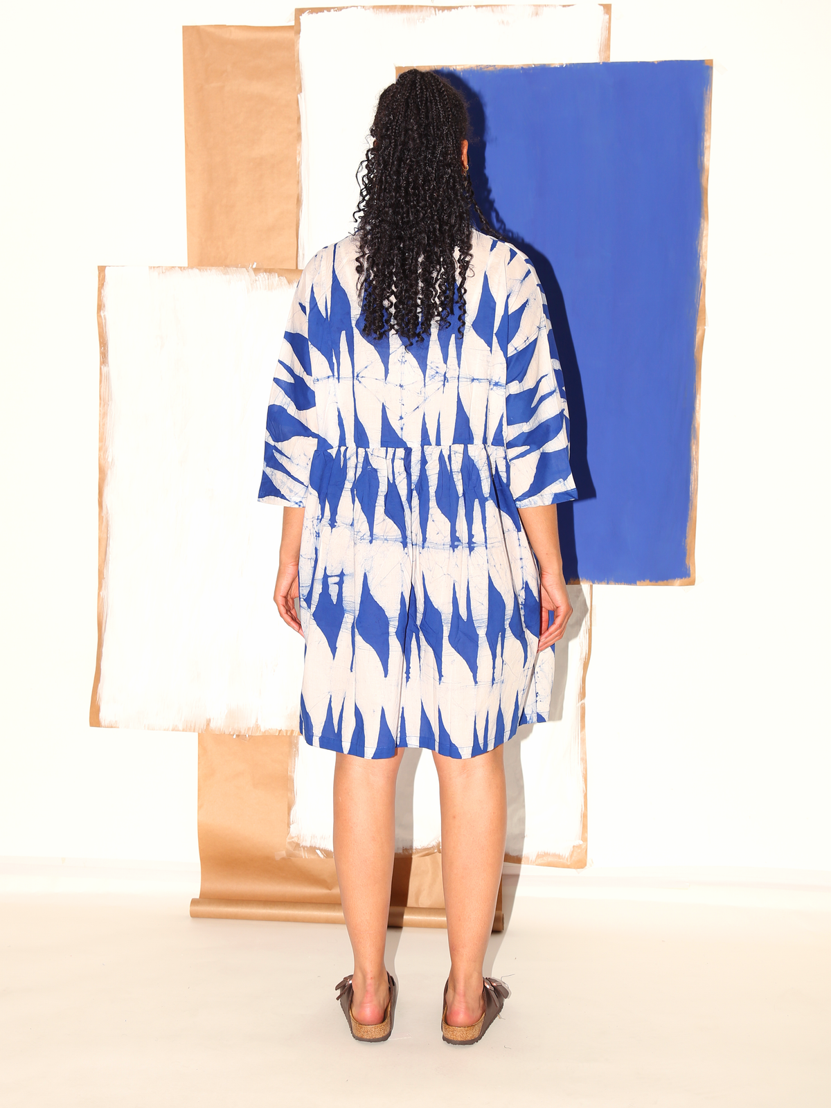 MARLI Dress / Blue Flags