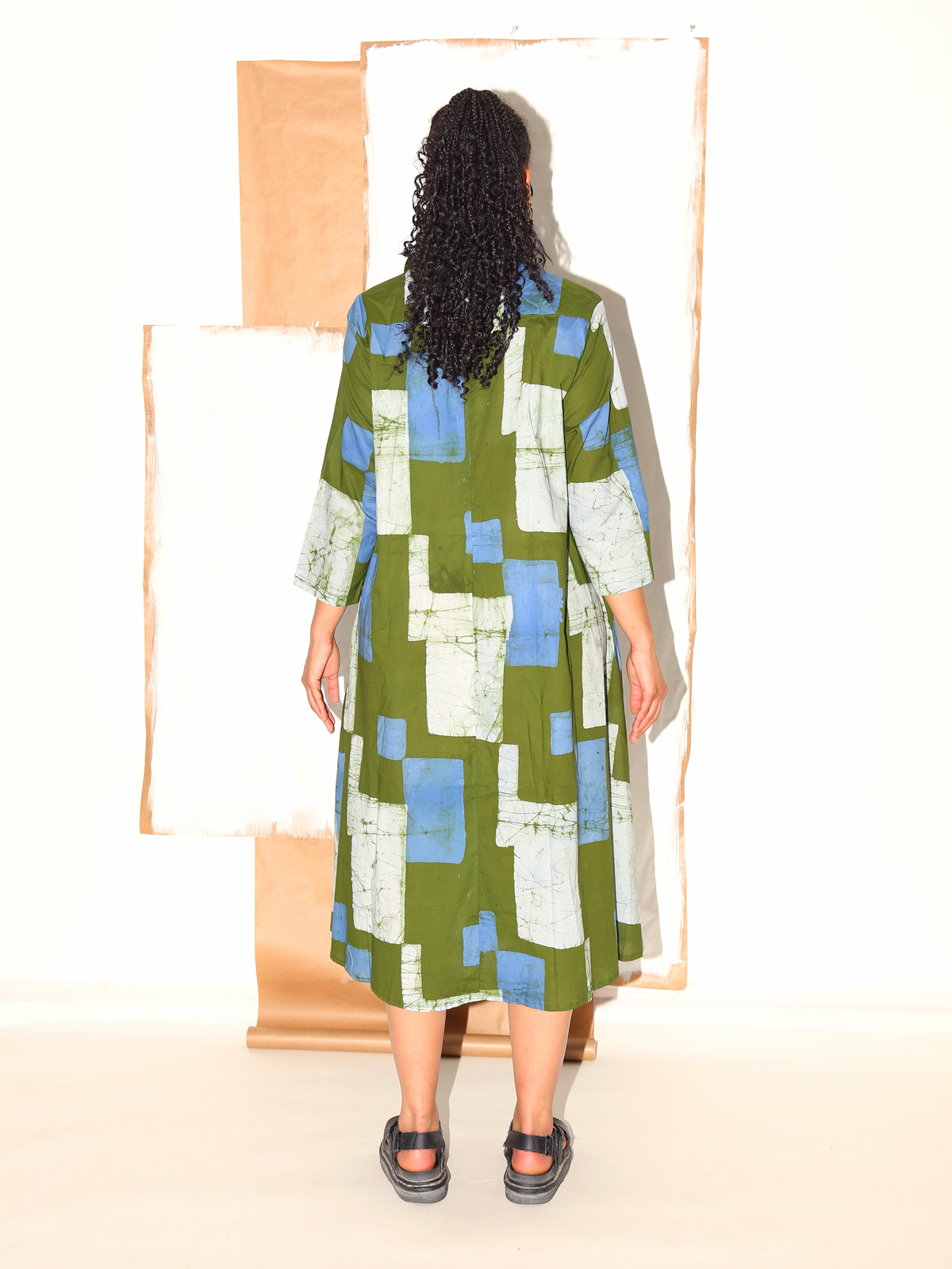 SEYDOU Dress/ Terrain Green