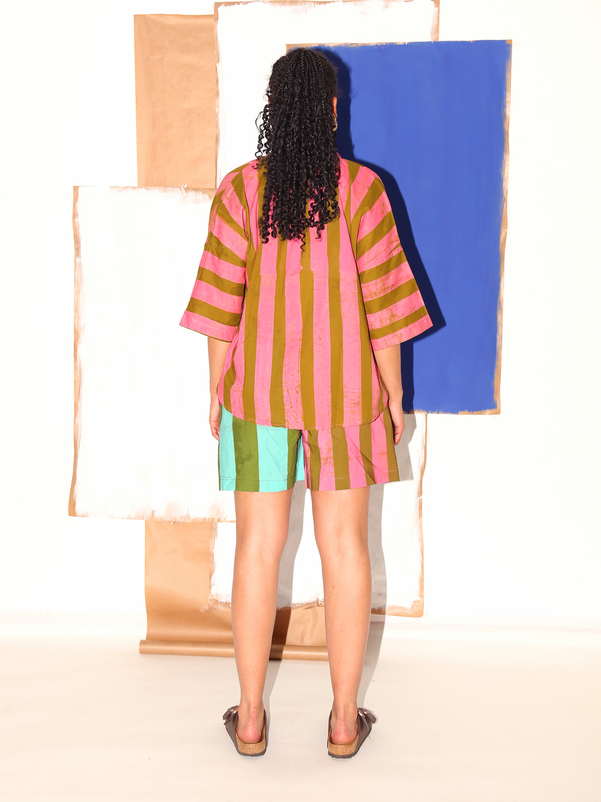 Tali Top / Pink Earth Stripes
