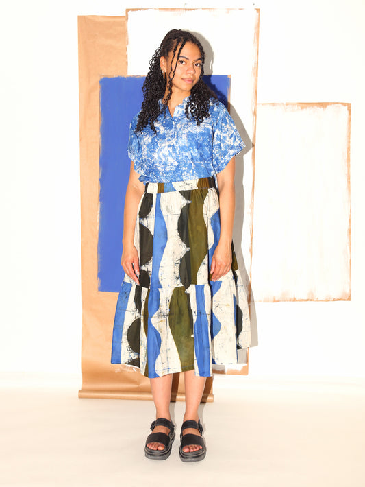 TAMIRA Shirt / Blue Salad