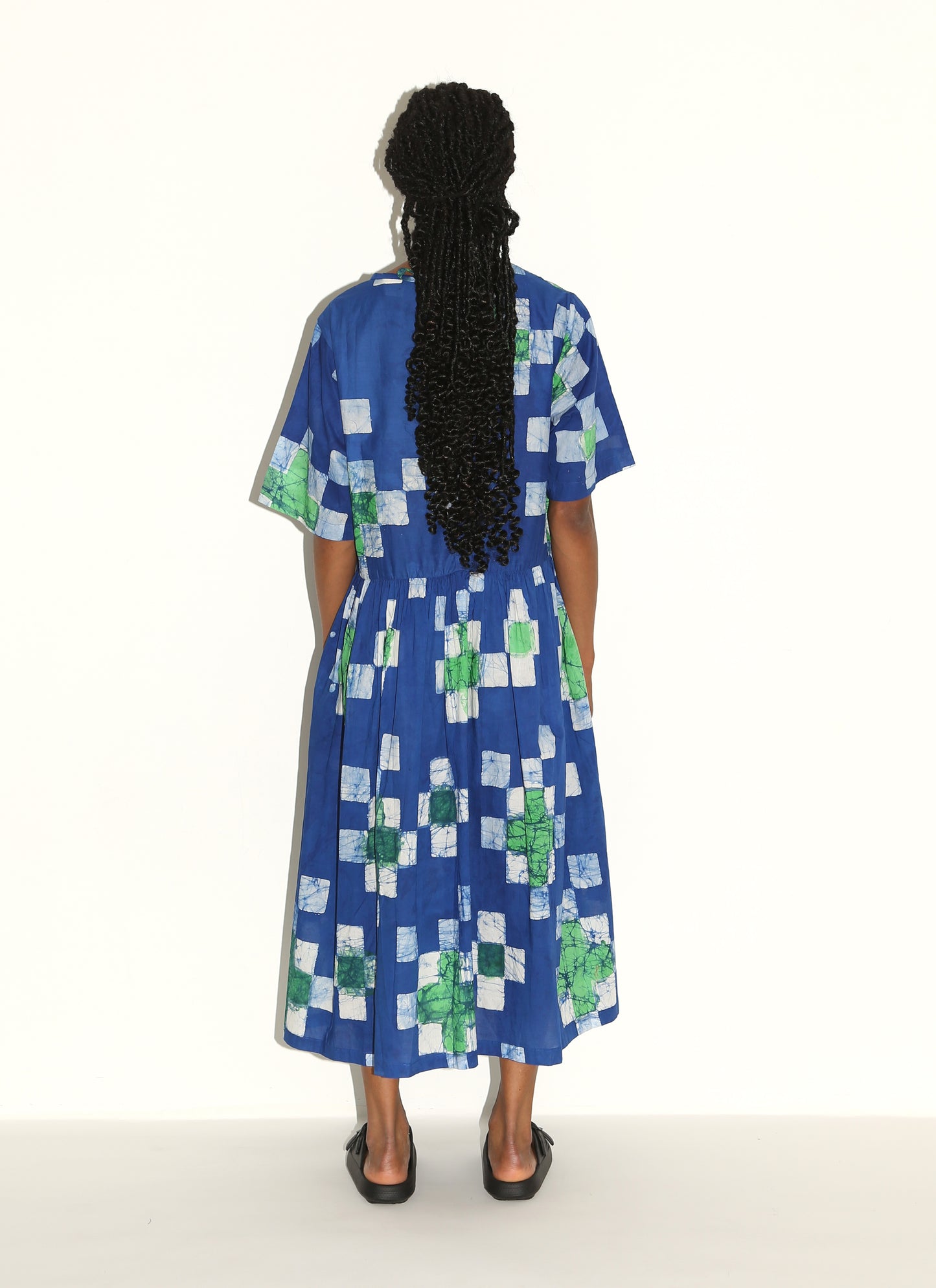 OYIBO Dress/ Blue Quilt