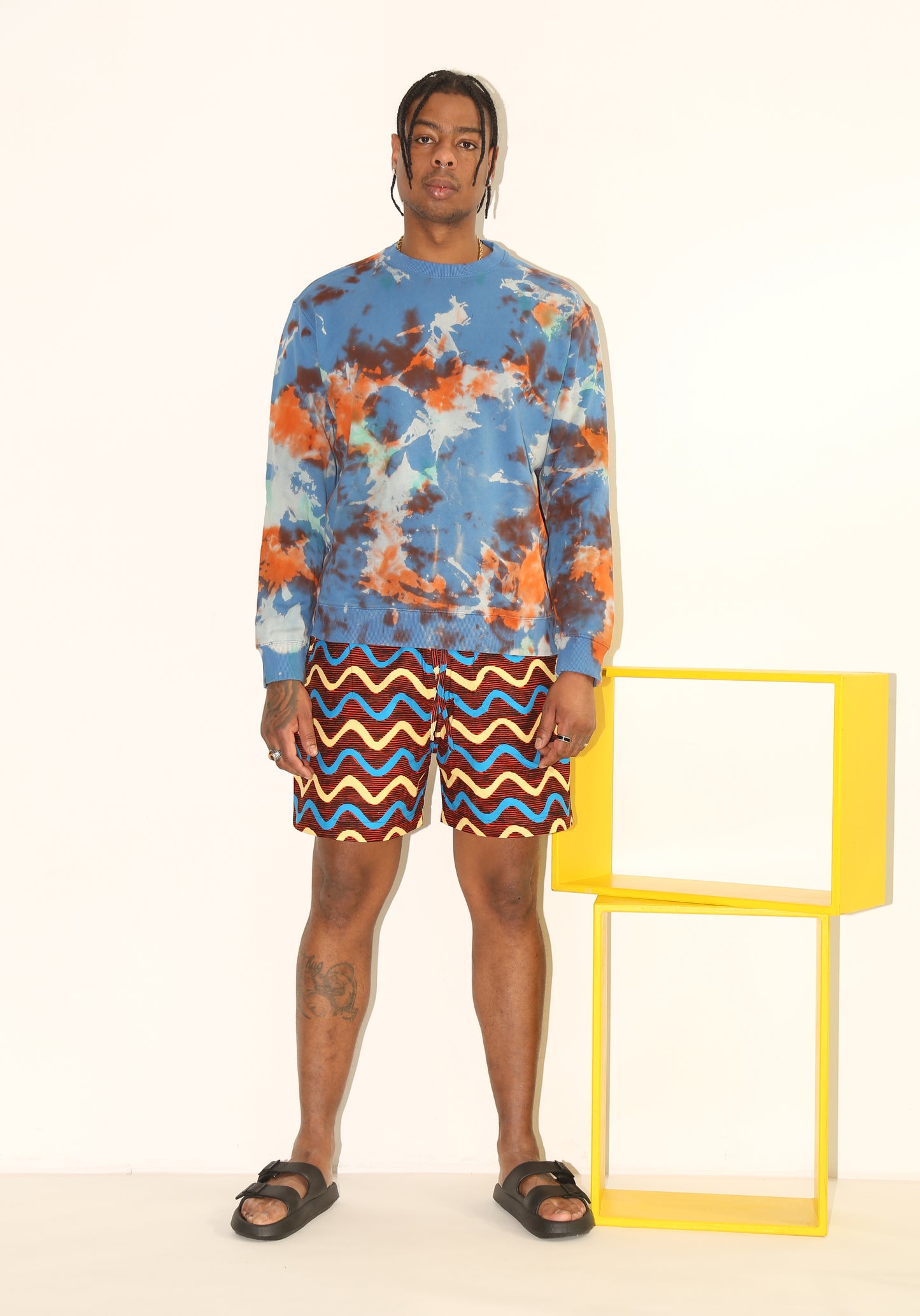 KWAME Shorts/ Red Waves