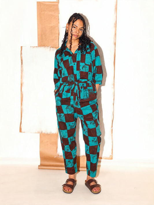 SABA Jumpsuit / Villa Checker