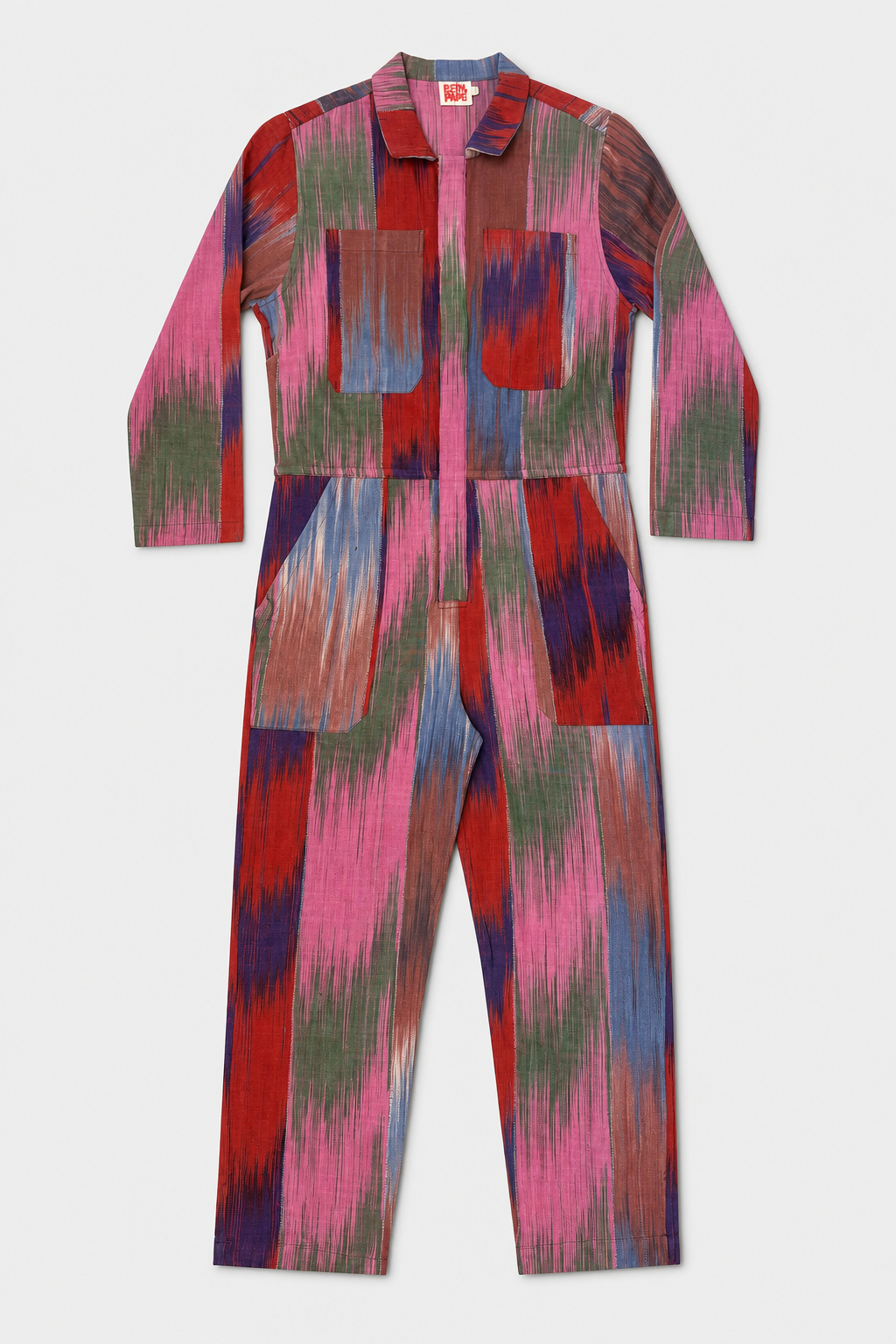 HAWA Jumpsuit / Berry Ikat