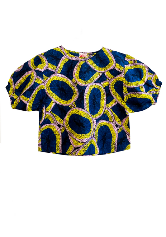 SONI Top / Blue Fruits