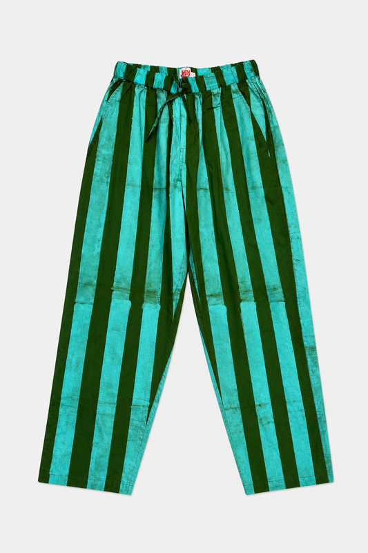 SORO Pants / Aqua Stripes