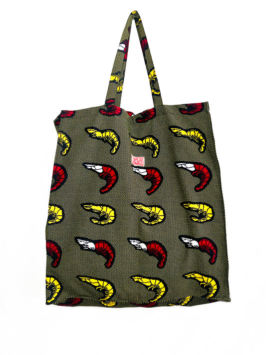 BOBO XL Shopper/ Yellow Crevettes