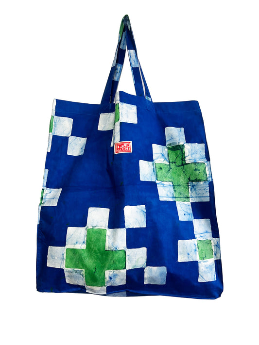 BOBO XL Shopper/ Blue Quilt