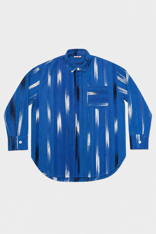 TAMALA Shirt/ Blue Ikat