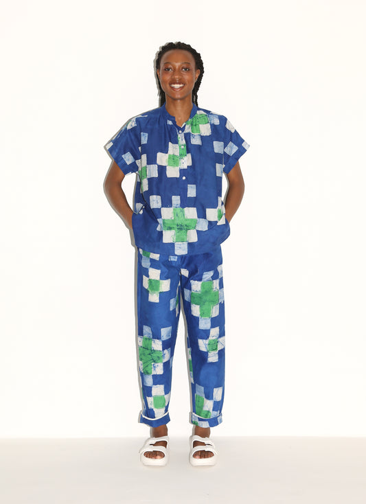 THULANI Top/ Blue Quilt