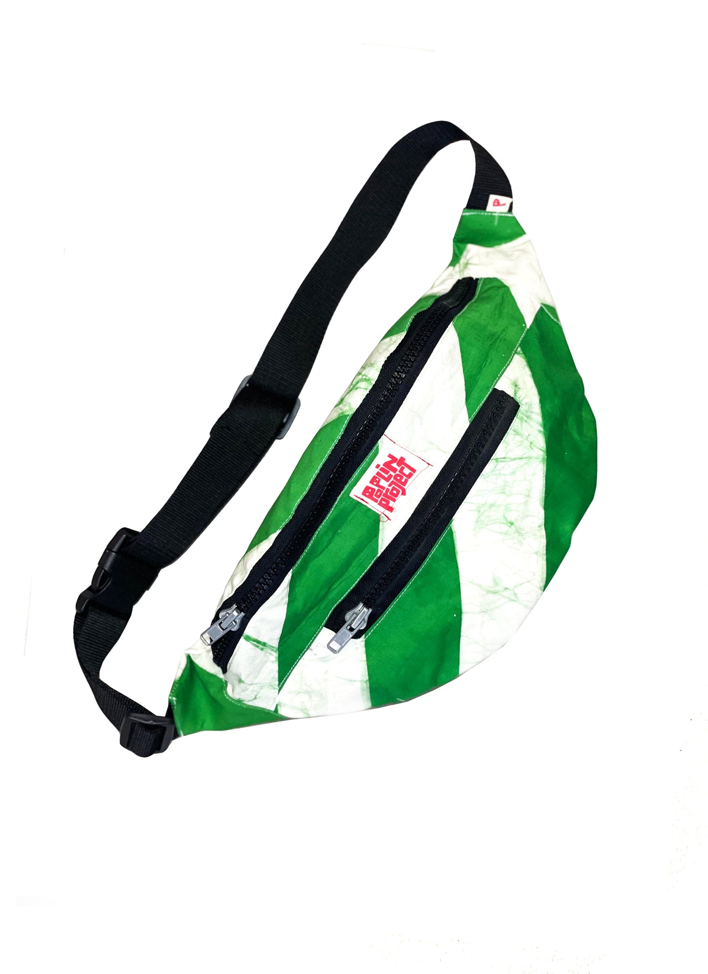 WINNIE XL Waistbag/ Green Diagonal