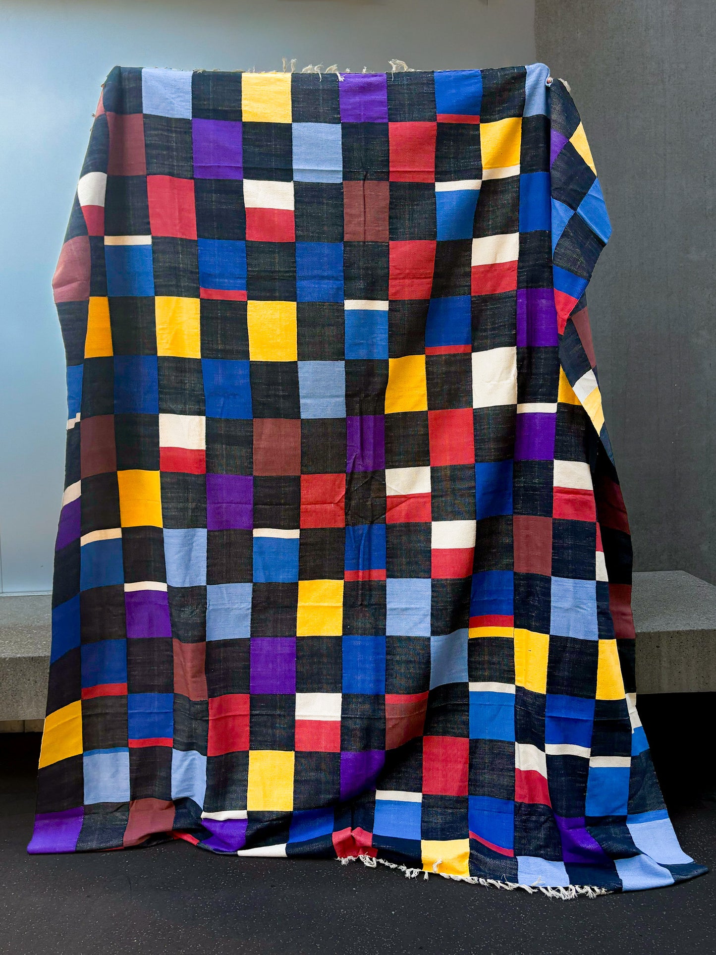 KORHOGO XL Blanket/ Dark Bauhaus Lila